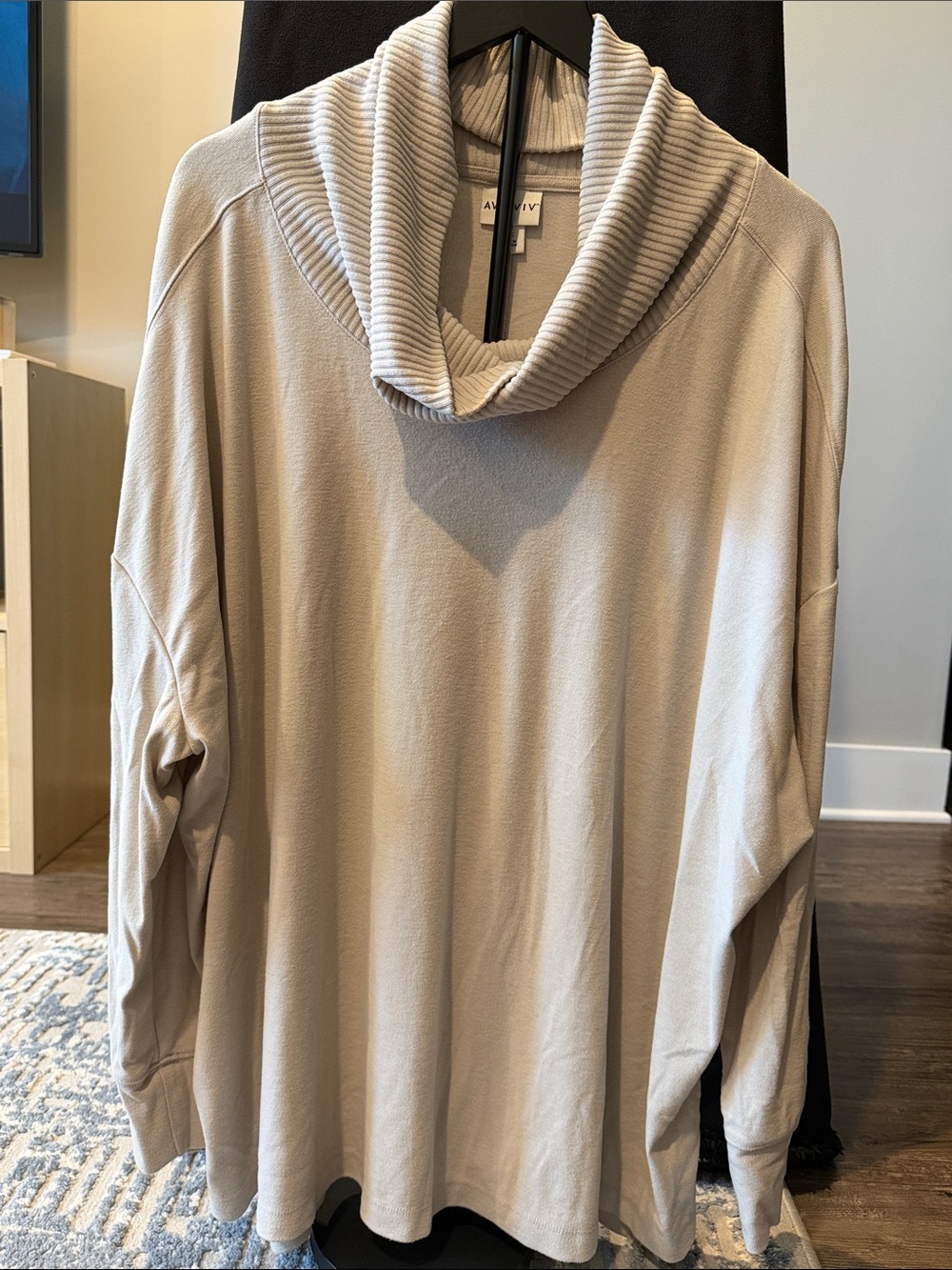 Alfani Light Cream Cowl Neck Pullover Sweater
